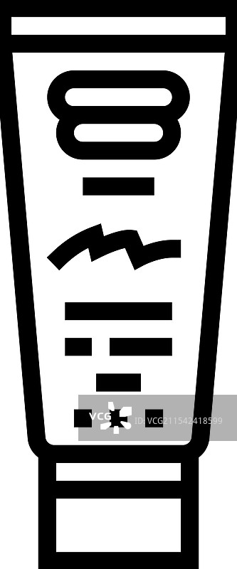 汽车护理划痕去除剂线条图标图片素材