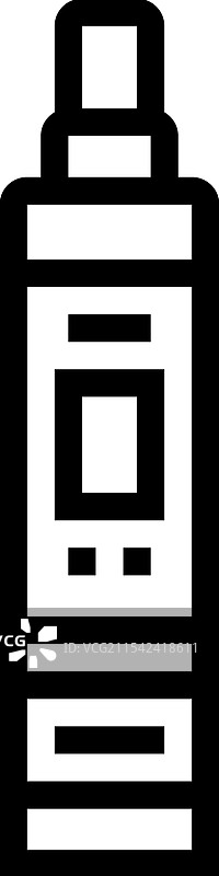 汽车内饰保护剂护理线条图标图片素材