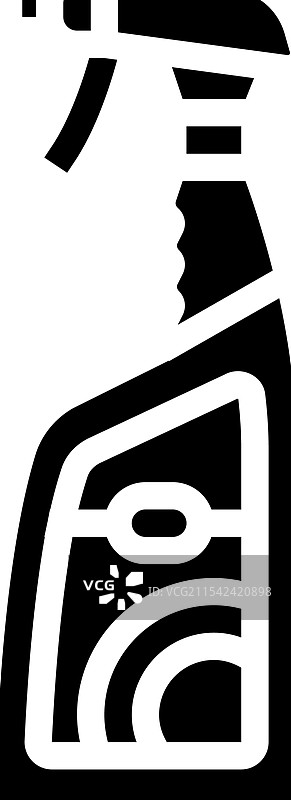 汽车护理轮胎清洁剂图标图片素材