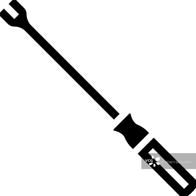 撬棒汽车修理工具图标图片素材