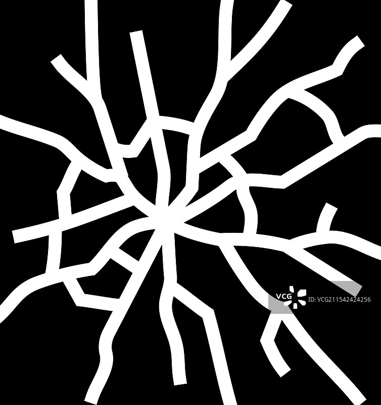 破碎玻璃裂纹图标图片素材