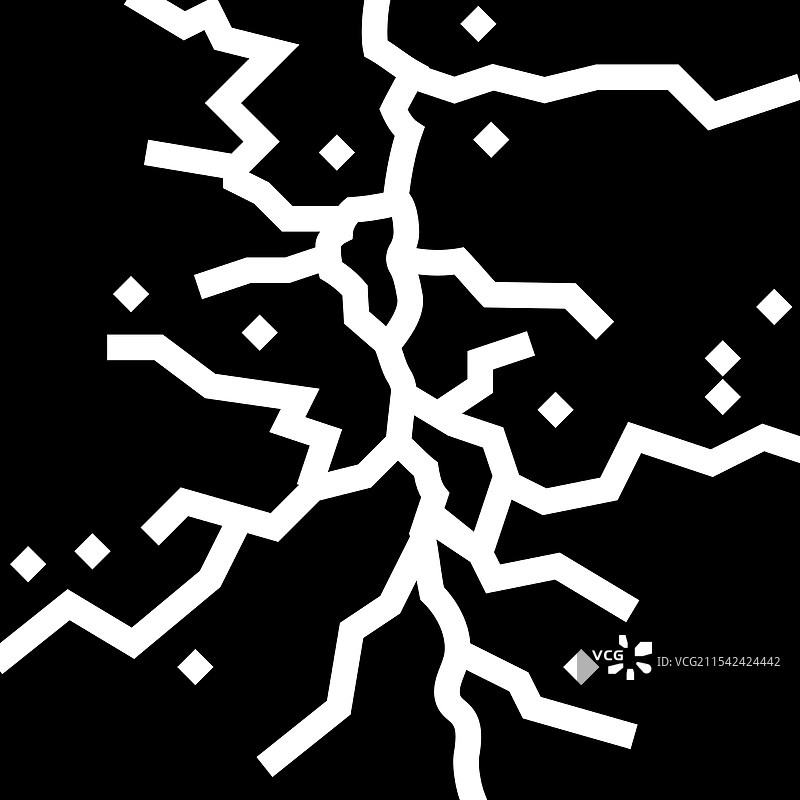 冰面裂缝图标图片素材