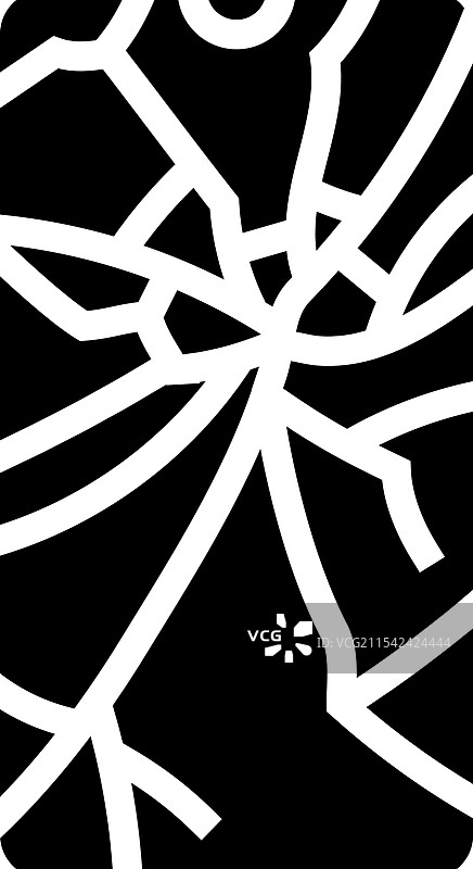 破损的智能手机屏幕图标图片素材