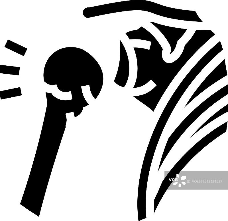 关节脱位骨折伤害图标图片素材