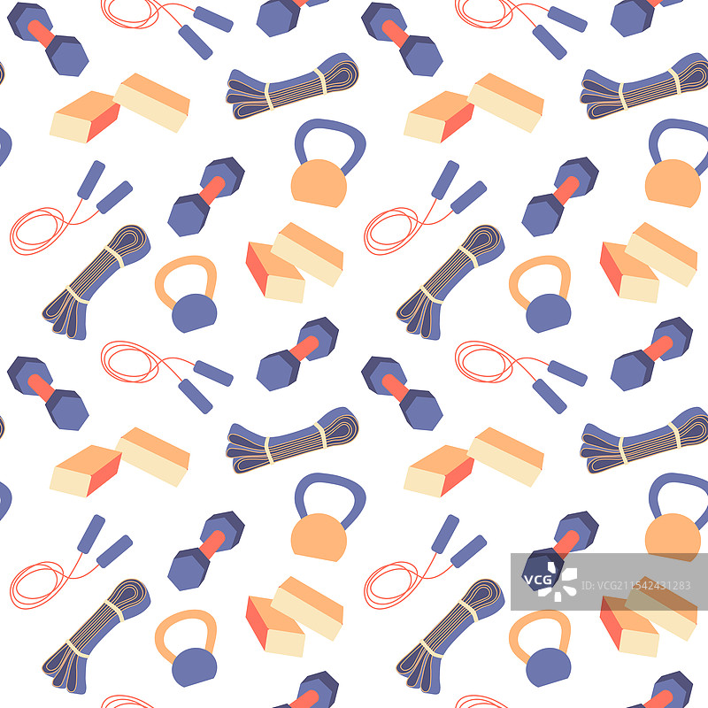 健身必备无缝图案运动图片素材