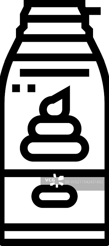 男士剃须膏化妆品线条图标图片素材