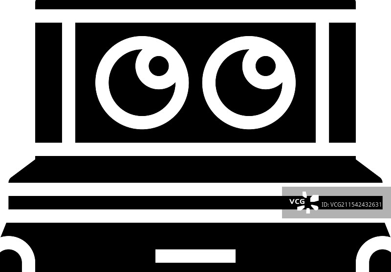 激光雷达传感器自动驾驶汽车图标图片素材