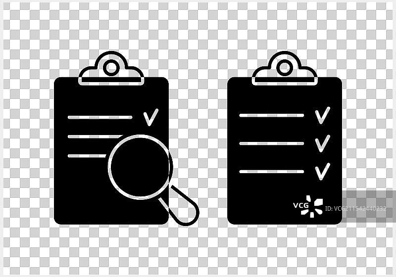 剪贴板图标检查表单签名剪贴板图片素材