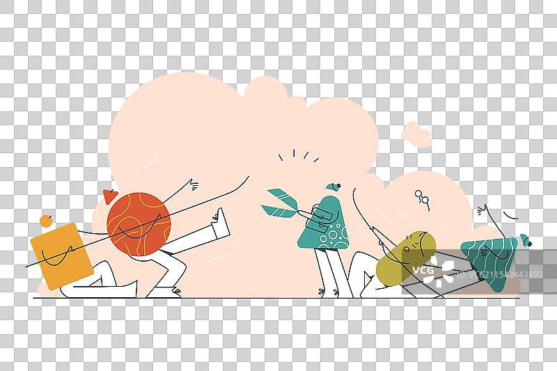 失去连接图片素材