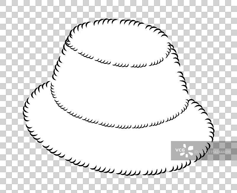 毛绒桶帽冬季头饰时尚图片素材