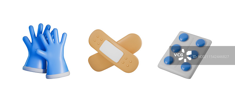 包装中的平板电脑3D图像图片素材