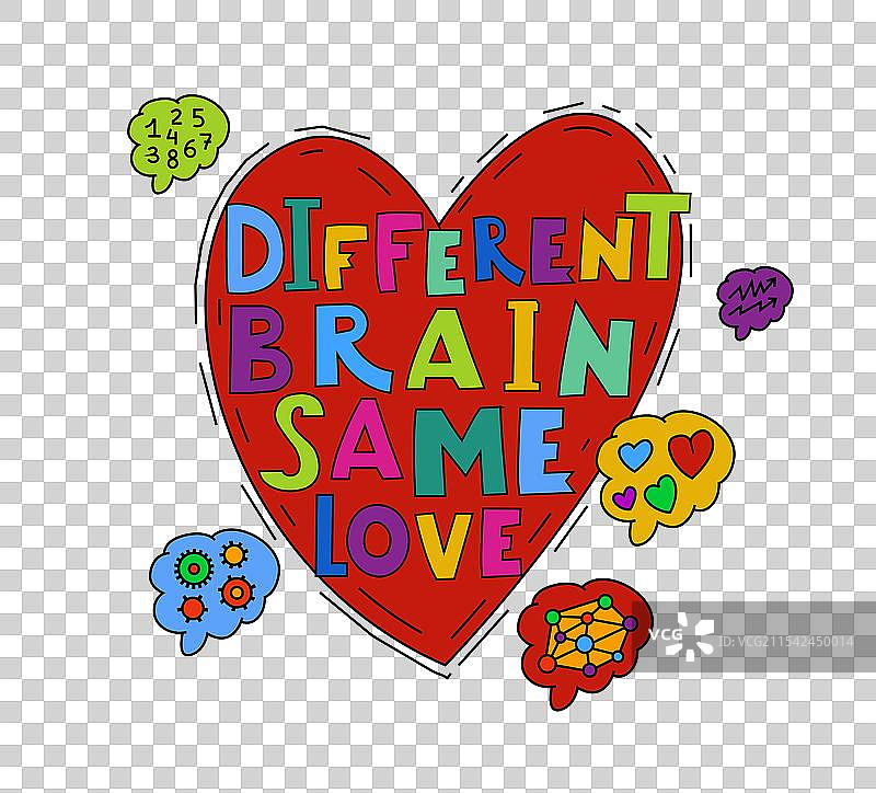 人类思维与体验多样性概念图片素材