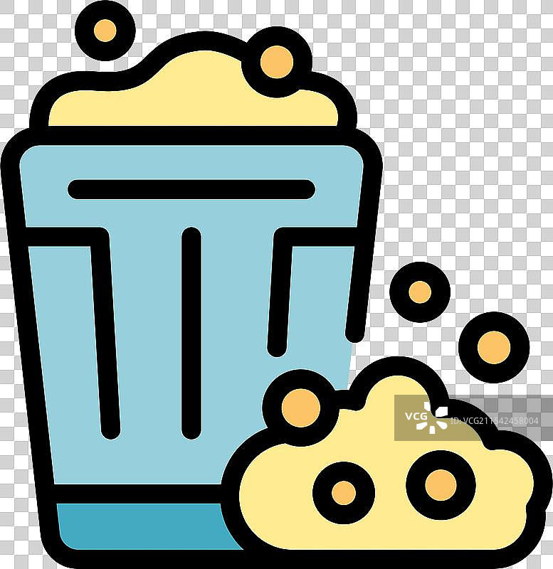 溢出的垃圾桶里装满了发臭的垃圾图片素材