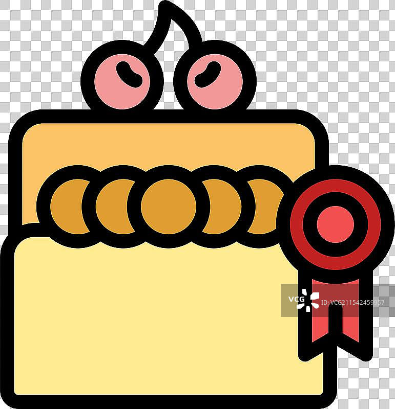 美味的樱桃蛋糕，展现出高品质图片素材