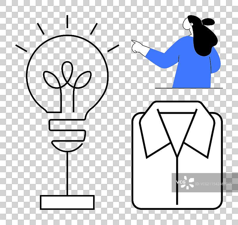 现代创意与创新的概念图片素材