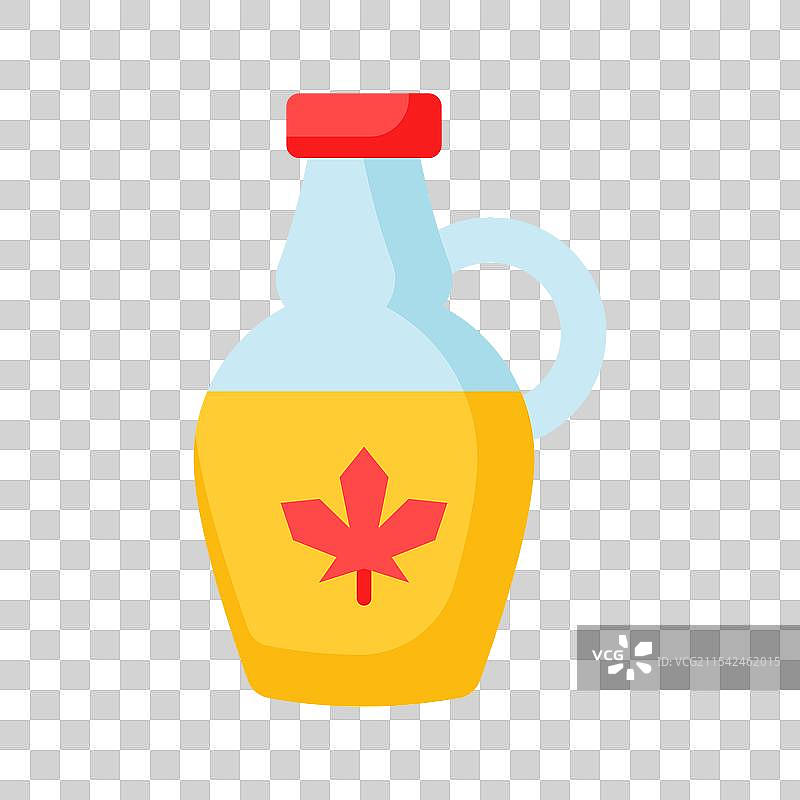 现代风格的可定制枫糖浆准备好了图片素材