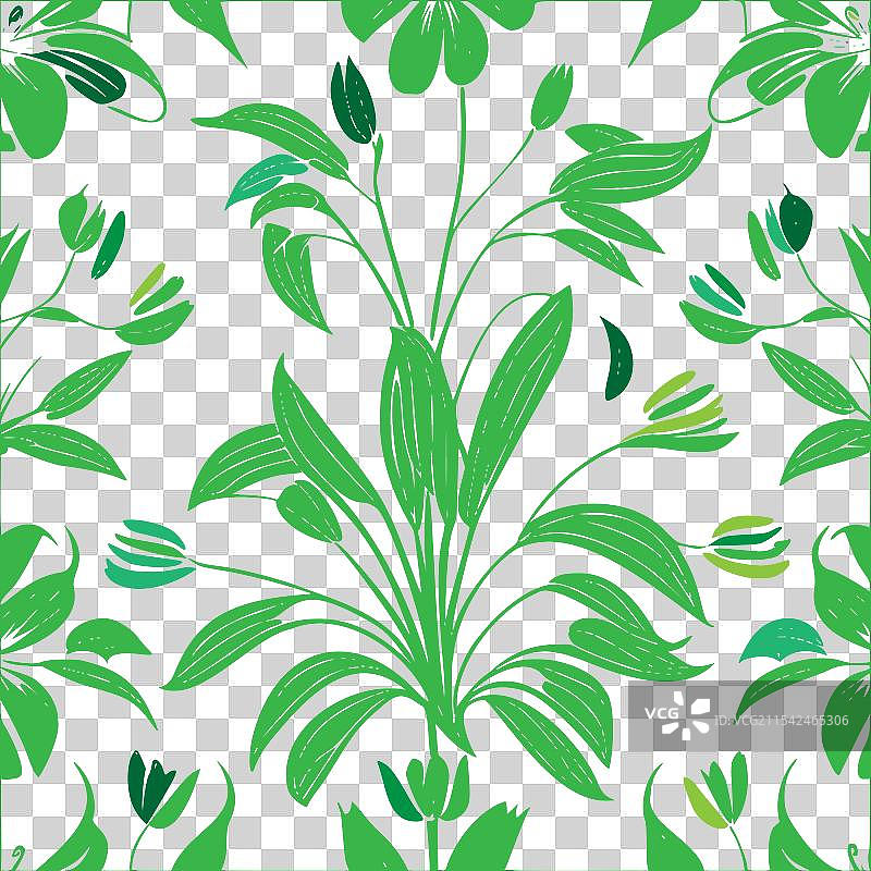 阿尔斯特罗美里亚花卉图案抽象无缝设计图片素材