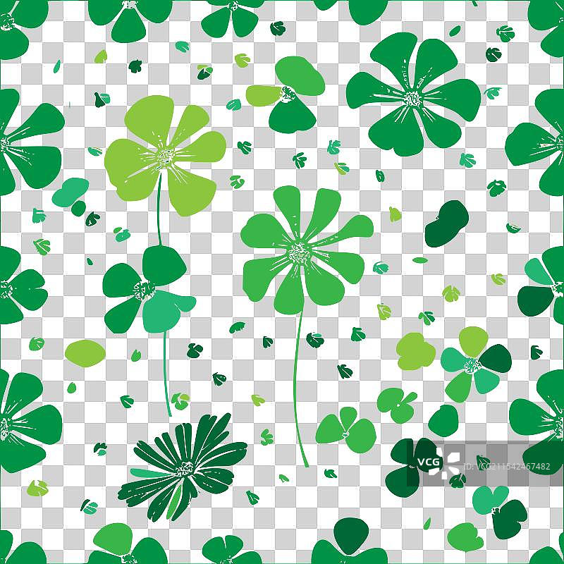 金莲花图案抽象无缝设计图片素材