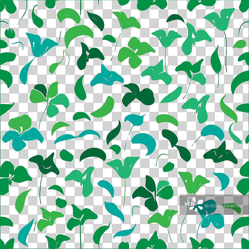 甜豌豆花图案抽象无缝色彩图片素材
