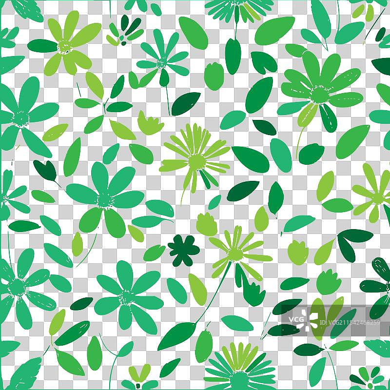 马鞭草花图案抽象无缝色彩图片素材