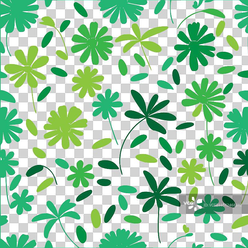 马鞭草花图案抽象无缝色彩图片素材