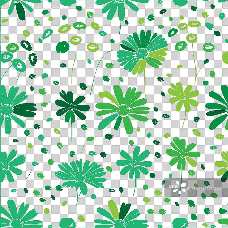 马鞭草花图案抽象无缝色彩图片素材