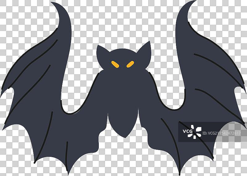 万圣节卡通蝙蝠服装图片素材