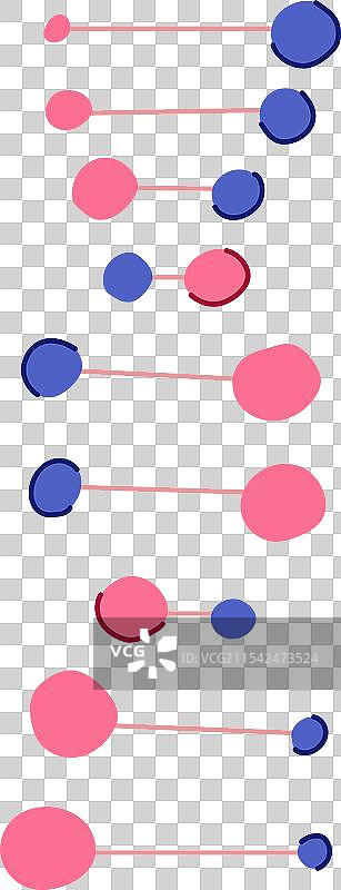 基因组DNA螺旋卡通图案图片素材