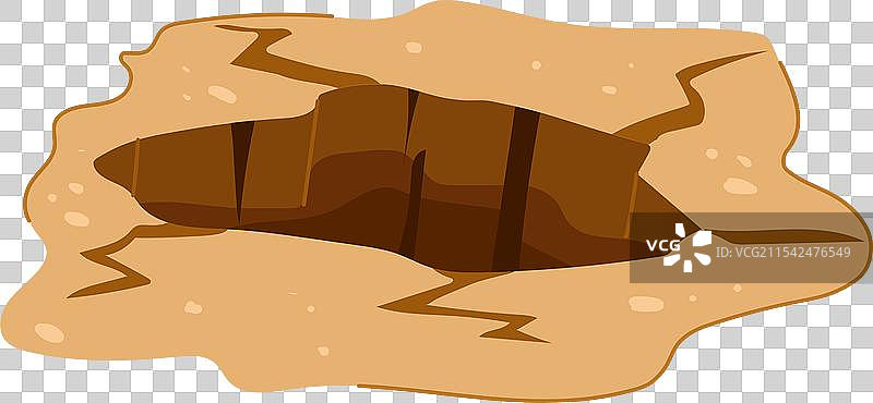 洞穴坑卡通图片素材