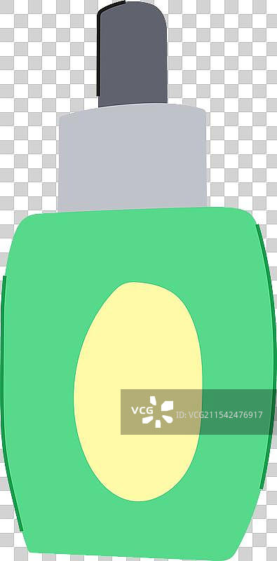 透明质酸精华护肤卡通图像图片素材