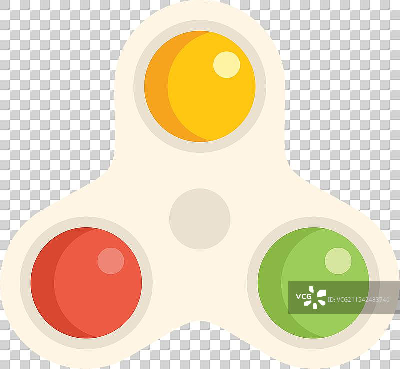 五彩缤纷的简单波波玩具图片素材