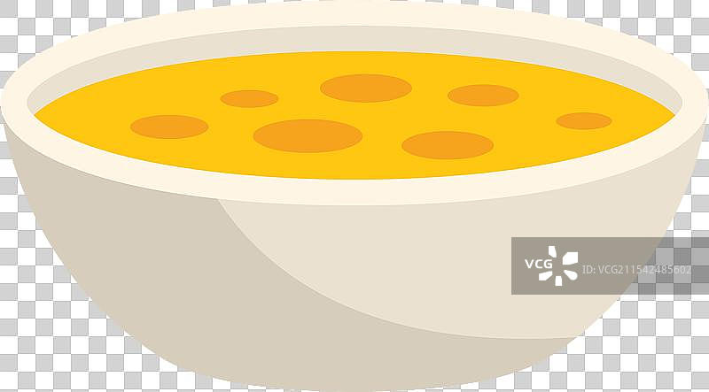 白色碗中盛着热气腾腾的南瓜汤图片素材