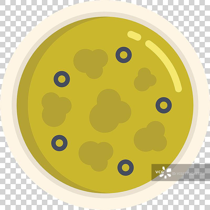 培养皿中生长着细菌菌落图片素材