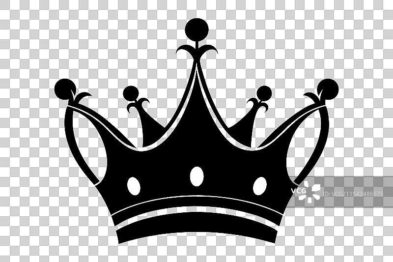 王冠轮廓图标图片素材