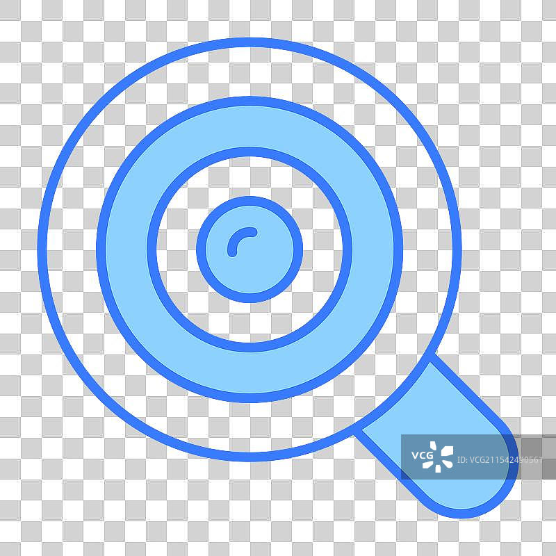 现代放大镜图标图片素材