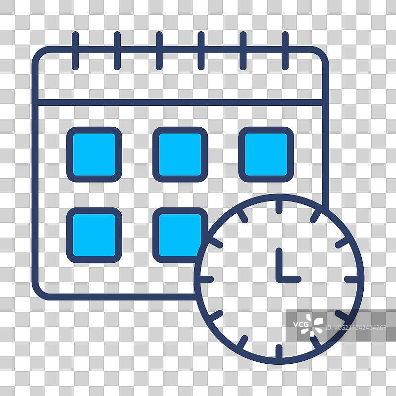 现代黑色截止日期图标图片素材