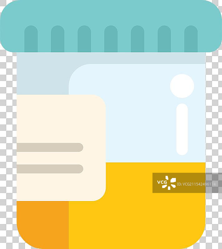 用于医学分析的尿液样本容器图片素材