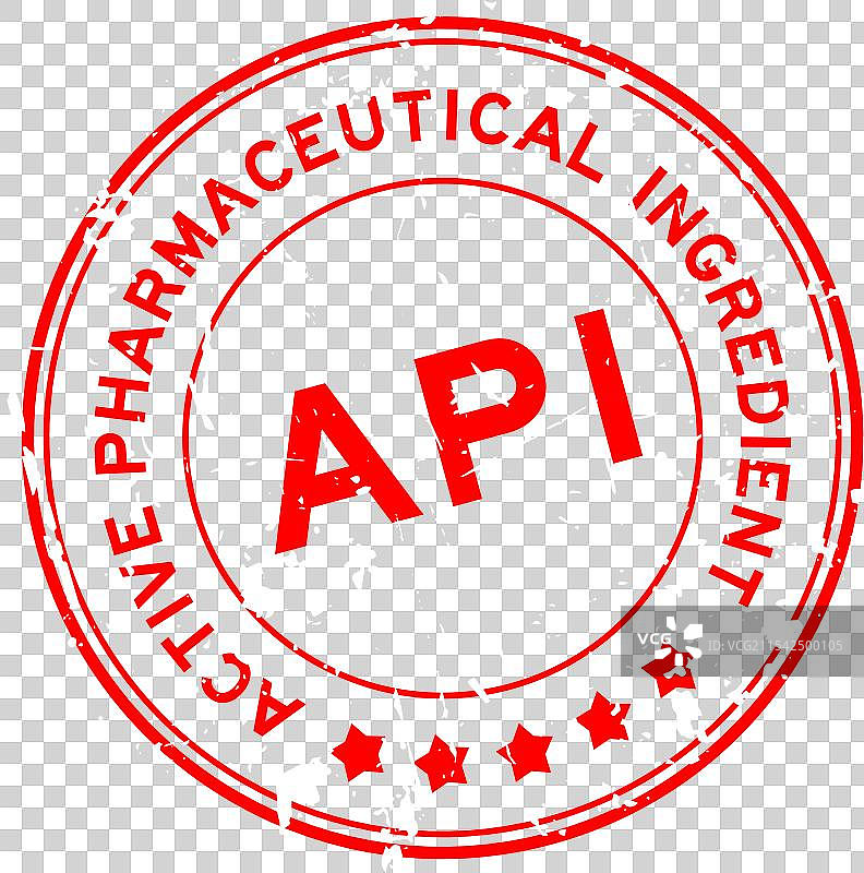 红色磨砂风格的活性药物成分图片素材