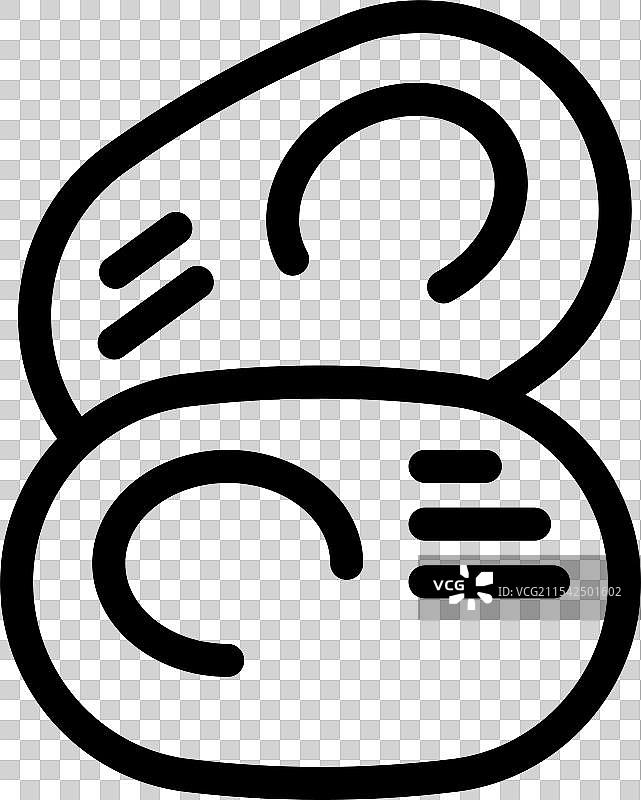 无线耳塞图标展示现代听音方式图片素材