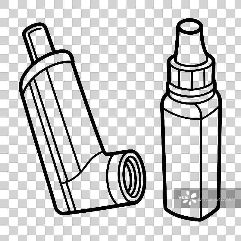 吸入器轮廓图片素材