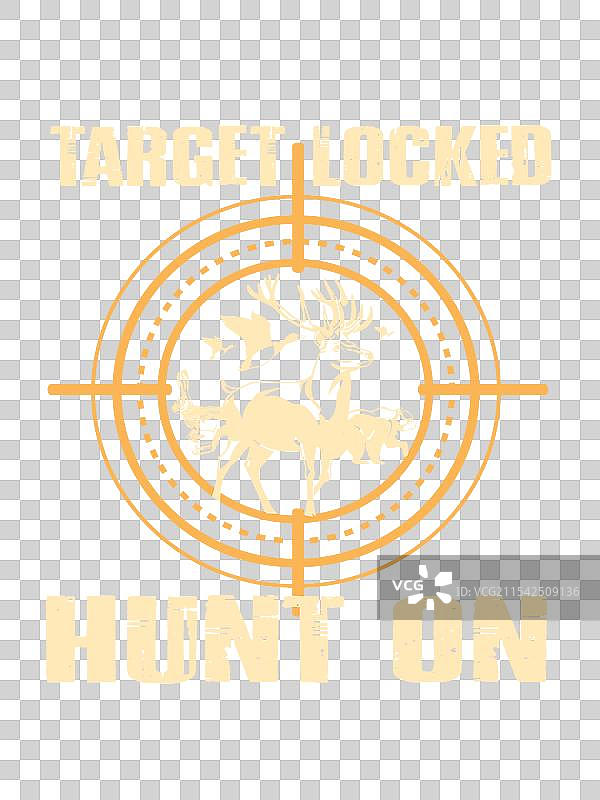 传统猎人的弓箭T恤图片素材