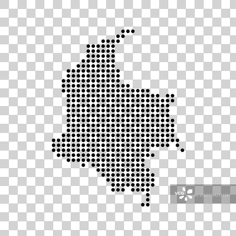哥伦比亚地图图标图片素材