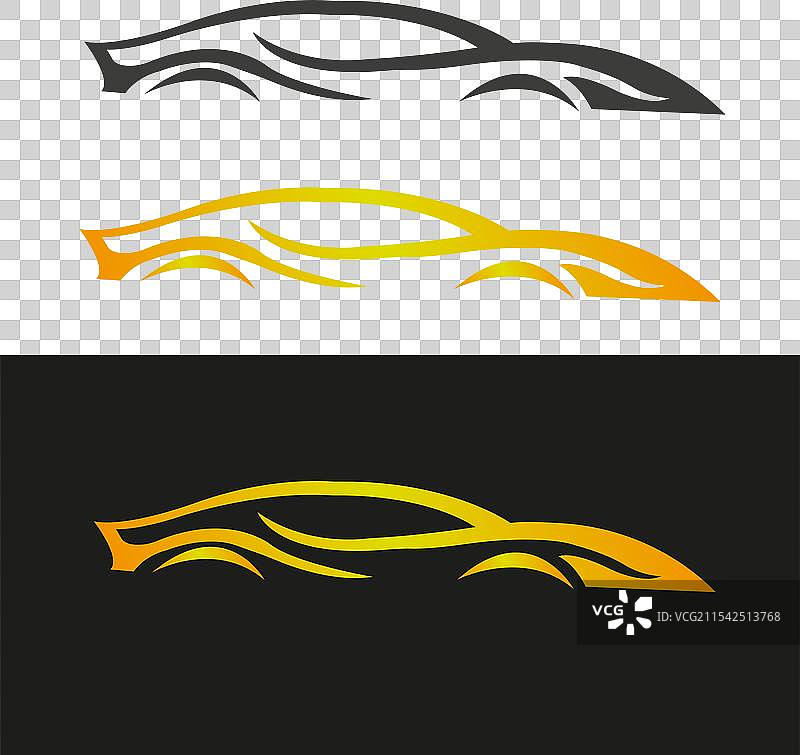 汽车经销商的汽车标志集合图片素材