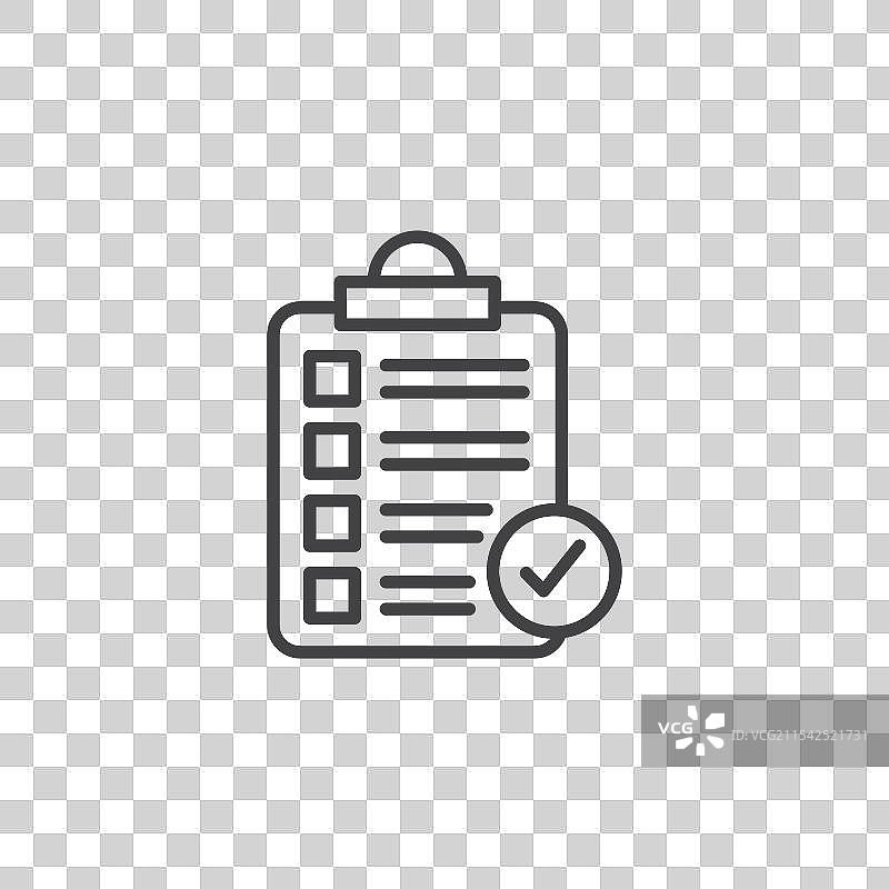 图标集合的矢量列表图片素材