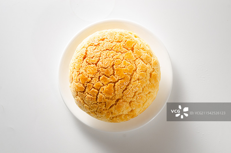 营养美味的早茶面点菠萝包图片素材