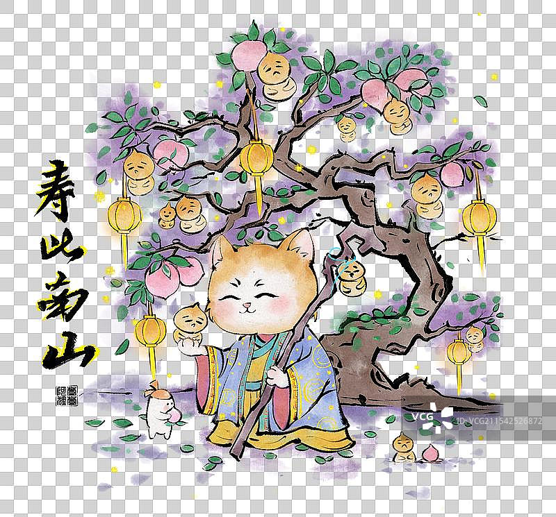 福禄寿喜财-寿神图片素材