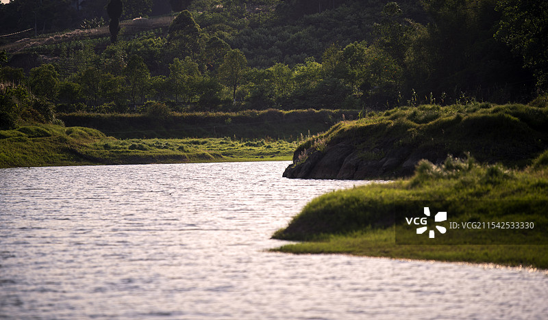 隆昌市古宇湖的风光图片素材