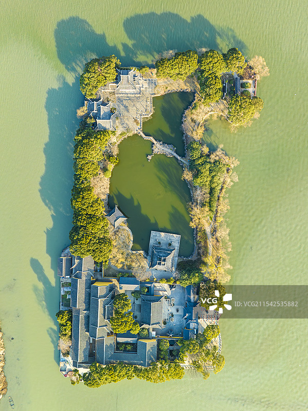 罗星洲，同里古镇，苏州图片素材