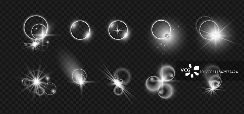 相机镜头光晕效果照片闪烁图片素材