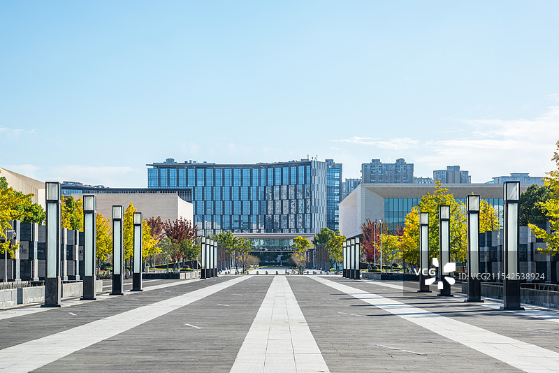 绍兴 市区 镜湖中心广场 公共设施建筑 城市广场 城市建筑 绍兴建筑 绍兴城市建筑风光 浙江绍兴市图片素材